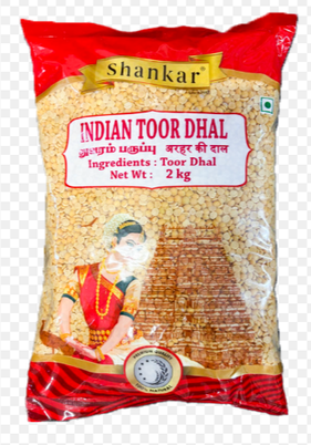 SHANKAR INDIAN TOOR DHALL 2KG PM £3.99